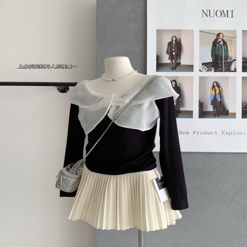 여성용 긴소매 블라우스