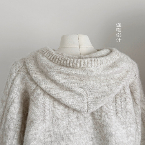 여성용 긴소매 니트