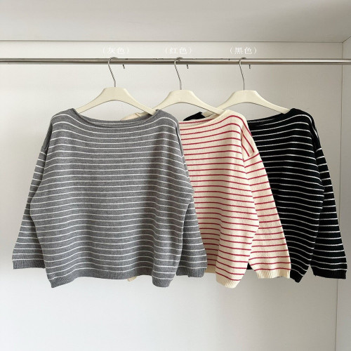 여성용 긴소매 니트