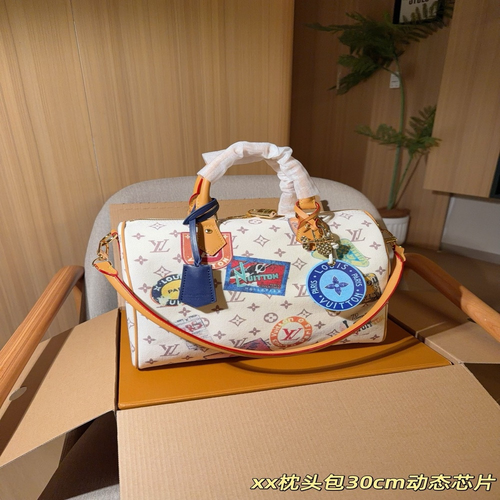 루이비통 클래식 스피디 30 그래피티 백