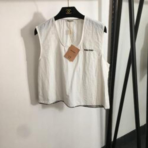 여성용 민소매 블라우스