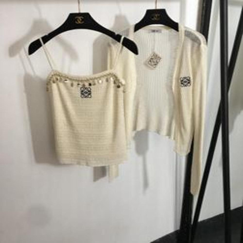 여성용 긴소매 가디건 세트