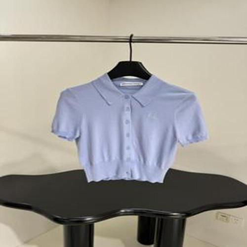 여성용 반소매 가디건
