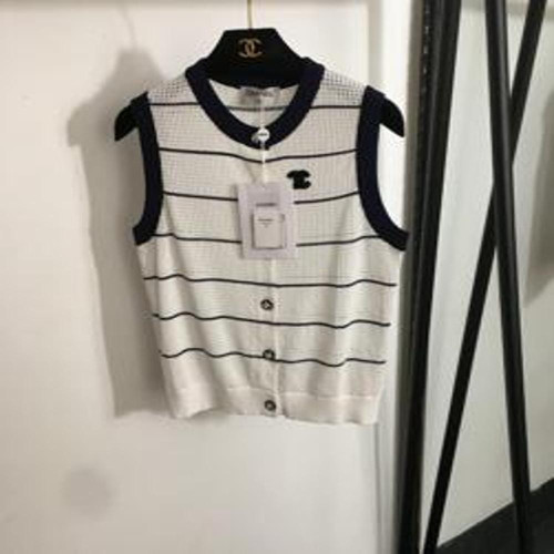 여성용 버튼 조끼
