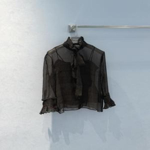 여성용 긴소매 블라우스
