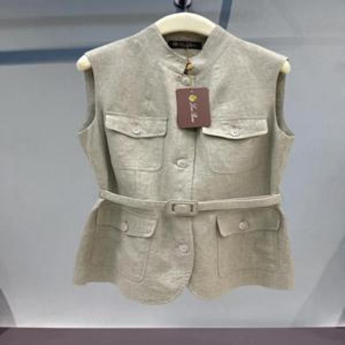 여성용 버튼 조끼