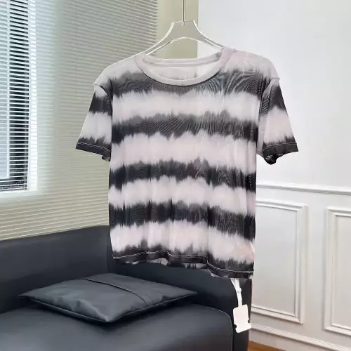 제이앤비와이 수묵 프린트 나일론 메쉬 반소매 티셔츠