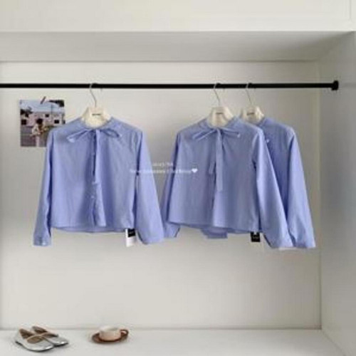 여성용 긴소매 셔츠