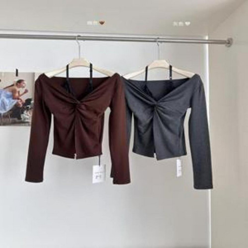 여성용 긴소매 티셔츠