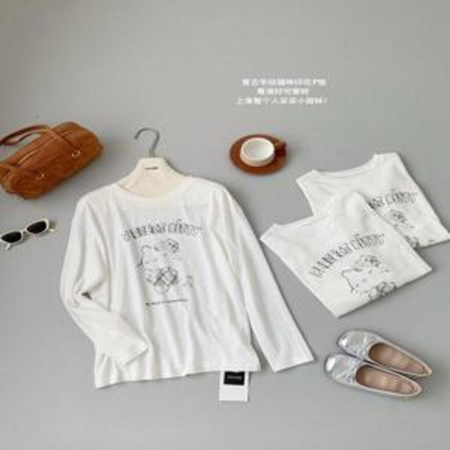 여성용 긴소매 티셔츠