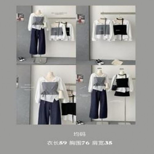 여성용 긴소매 셔츠