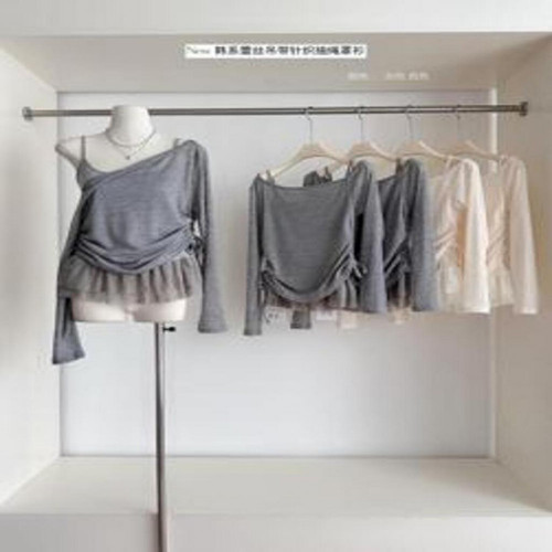 여성용 긴소매 니트 세트