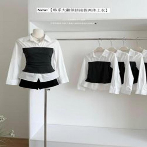 여성용 긴소매 셔츠