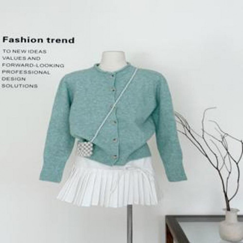 여성용 긴소매 가디건