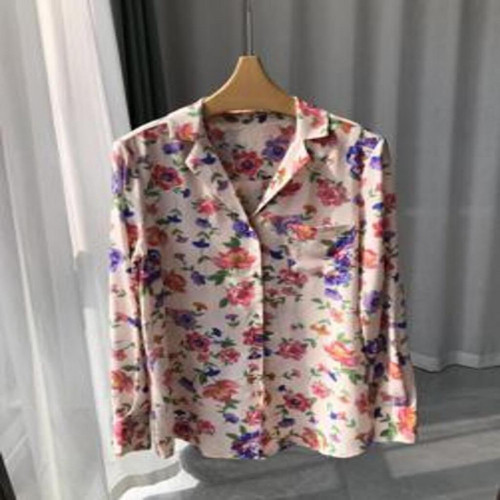 여성용 긴소매 블라우스