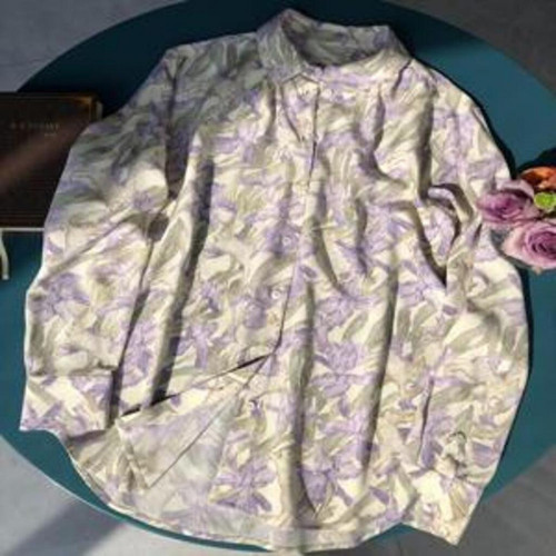 여성용 긴소매 셔츠