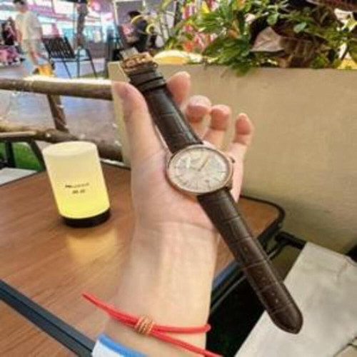 남성용 가죽 시계