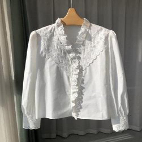 여성용 긴소매 셔츠