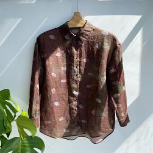 여성용 긴소매 셔츠