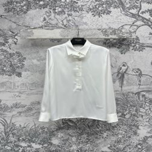 여성용 긴소매 블라우스