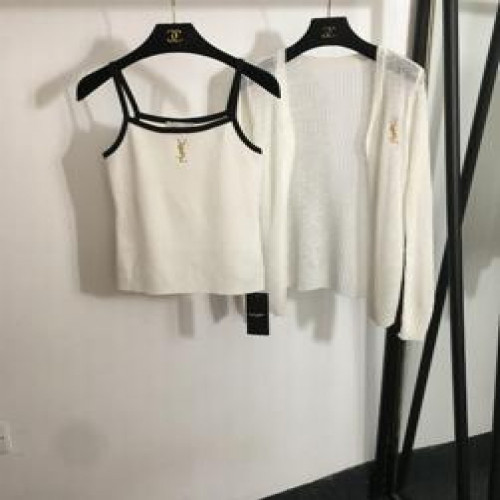 여성용 긴소매 가디건 세트