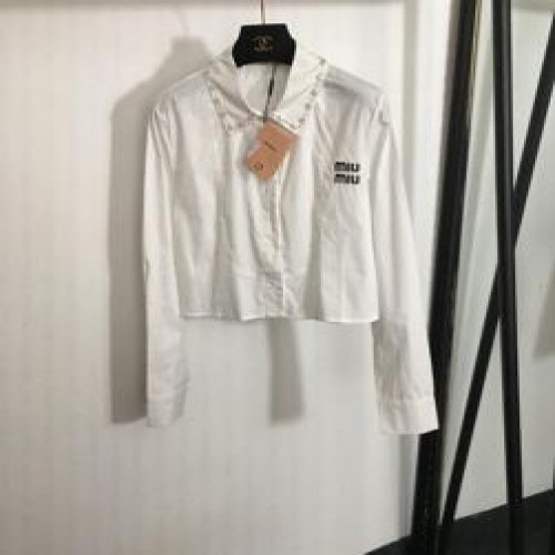 여성용 긴소매 셔츠