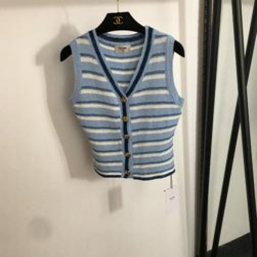 여성용 버튼 조끼